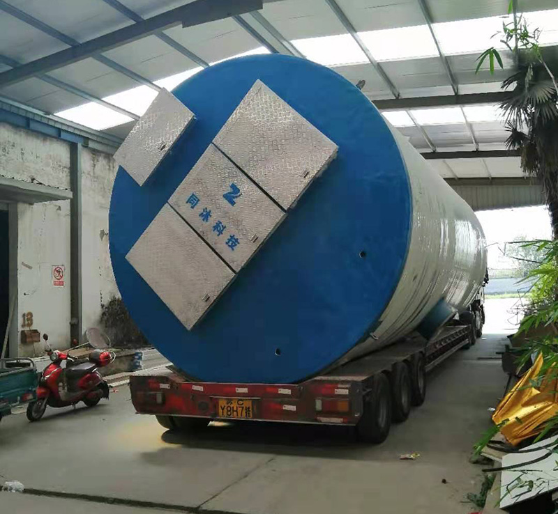 地埋式玻璃钢预制泵站一体化构造优点 地埋式玻璃钢预制泵站一体化构造优点